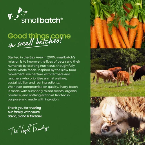 Miniatura 4 de smallbatch Pets Premium - Golosinas de corazón de res liofilizadas para perros y gatos, 3.5 onzas, fabricadas y obtenidas en los Estados Unidos, un
