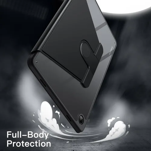 Miniatura 4 de JETech Funda giratoria para Samsung Galaxy Tab A11+/A11 Plus, rotación de 360 grados, cubierta protectora con soporte transparente, visión Negro