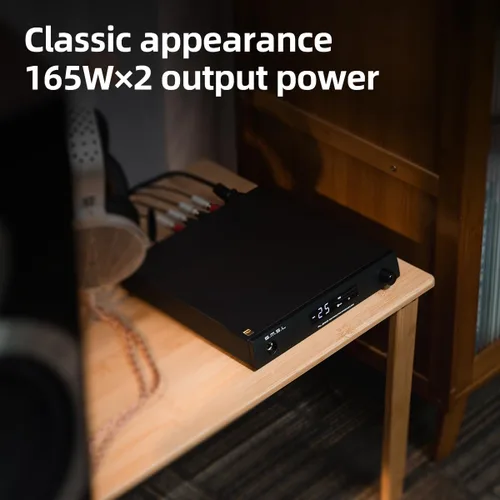Miniatura 2 de SMSL AL200, amplificador de alta fidelidad, chip amplificador estéreo MA5332MS Clase D, potencia de salida de 165W, salida de amplificador de oído