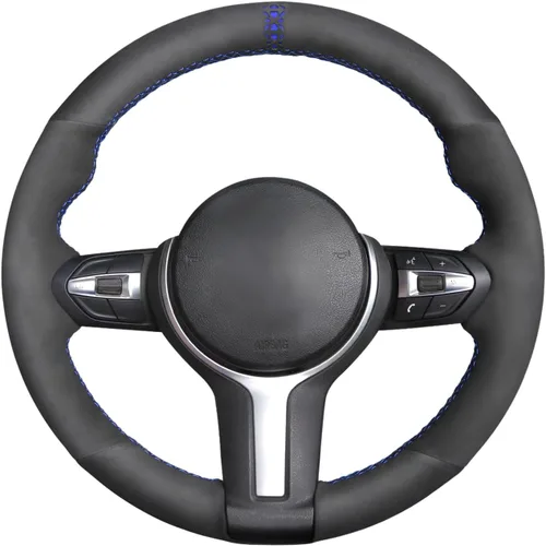 Miniatura 42 de MEWANT - Funda para volante de automóvil cosida a mano de Athsuede para BMW F87 M2 F80 M3 F82 M4 M5 F12 F13 M6 F85 X2 X5 M F86 X6 M F33 F30 M