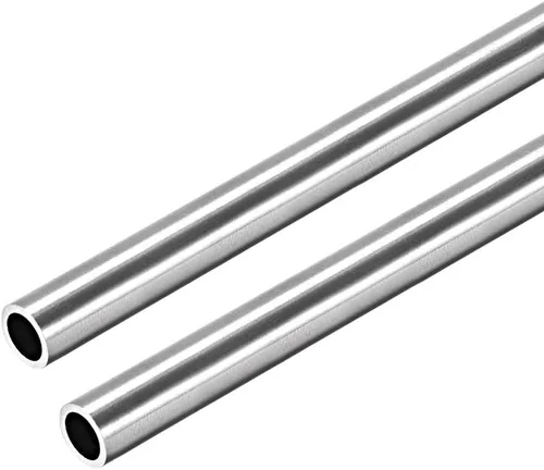 uxcell Tubo redondo de acero inoxidable 304 0.315 in OD 0.039 in espesor de pared 9.843 in de longitud Tubo recto sin costura 2 piezas