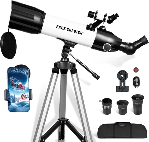 Miniatura 10 de Telescopio para Astronomía de Adultos, apertura de 70 mm y longitud focal de 400 mm, telescopio astronómico portátil para principiantes mayores de 8
