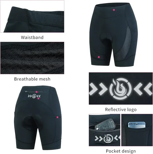 Miniatura 4 de beroy Pantalones cortos de ciclismo para mujer