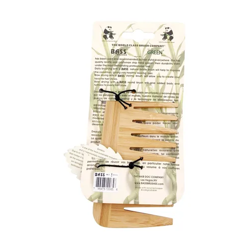 Miniatura 2 de HAIR DOC Peine de madera mediano, 1 EA