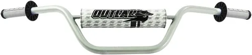 Miniatura 2 de Outlaw Racing - Agarres de mano para motocicleta de doble compuesto, diseño de media gofre, agarre para manillar MX Motocross Off Road (negro)
