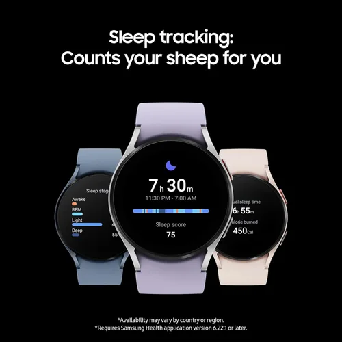 Miniatura 3 de SAMSUNG Galaxy Watch 5 - Reloj inteligente Bluetooth de 1.575in con rastreador de cuerpo, salud, fitness y sueño, batería mejorada, cristal