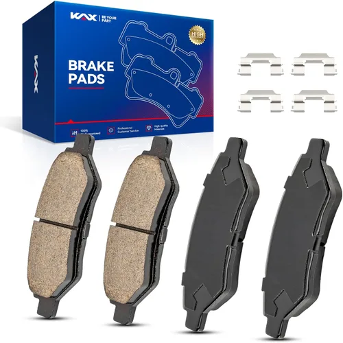 Miniatura 78 de KAX Pastillas de freno D369 Pastillas de freno delanteras de cerámica para C1500 1988-1999, K1500 1988-1999, Ram 1500 1994-1999, K2500 1988-2000