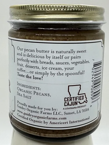 Miniatura 4 de Mantequilla de pecana orgánica certificada por USDA, hecha a mano, pequeños lotes, apta para keto, sin gluten, todo natural, hecha de nueces pecanas