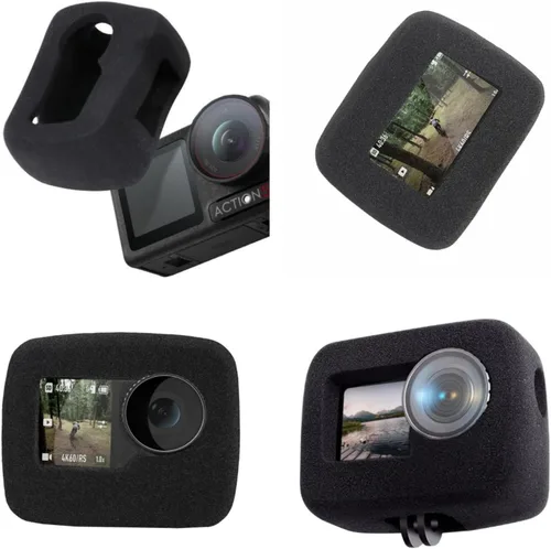 Miniatura 5 de Funda Windslayer para DJI Osmo Action 5 Pro, carcasa de espuma para parabrisas y protector de viento, silenciador de esponja a prueba de viento