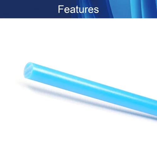 Miniatura 3 de Aicosineg Varilla redonda de plástico de polioximetileno barras de ingeniería sólido POM Stick azul 0.24 x 39.37 pulgadas (D x L) 3 piezas