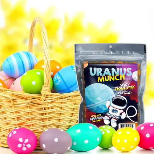 Miniatura 9 de Uranus Munch - Mezcla de frutos secos picantes prémium del tío Frank - Regalos comestibles para adolescentes - Mezcla picante - Hecho en los Estados
