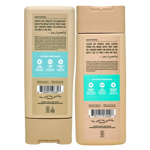 Miniatura 9 de Dr. Squatch Juego de champú y acondicionador completo + grueso para hombre, para un cabello más completo y más grueso, champú y acondicionador