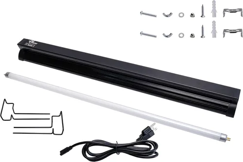 Miniatura 2 de Luz de reptil UVB, nueva versión T5 HO UVB10.0 Kit combinado de iluminación, UVA UV de alto rendimiento, lámpara UVB compacta para reptiles