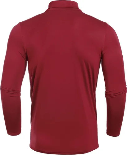Miniatura 3 de nine bull Camisetas térmicas casuales para hombre, manga larga, ajustadas, básicas, suaves, ligeras, cuello alto