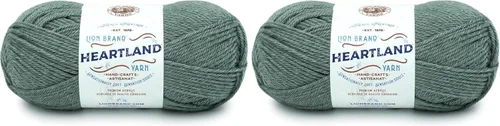 Miniatura 49 de Lion Brand Yarn Heartland Yarn - Hilo multicolor para tejer, tejer y tejer, paquete de 3, color congaree