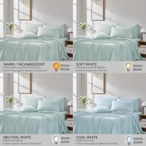 Miniatura 87 de Southshore Fine Living, Inc. Juego de 7 piezas de sábanas King divididas para cama ajustable, juego de sábanas King divididas con bolsillo de 21
