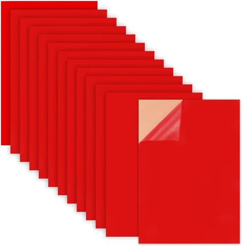 Miniatura 7 de Caydo 12 hojas de fieltro autoadhesivas negras, fieltro de terciopelo suave para caja de joyería y forro de cajón, arte y manualidades (tamaño A4)