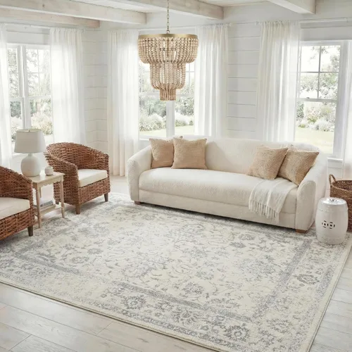 Miniatura 10 de Safavieh colección Adirondack - Alfombra de pasillo, 2 pies 1 pulg x 6 pies, gris y negro, diseño oriental desgastado, no desprende pelusa, fácil