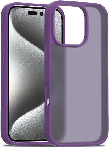 Miniatura 28 de Funda Translúcida Mate para iPhone 11, [Protección contra Caídas de Grado Militar de 10 Pies] Parachoques Protector Delgado Duradero Resistente a