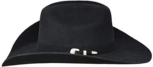 Miniatura 2 de Bullhide Montecarlo Colección de fieltro Kingman 4x - Sombrero de vaquero occidental de lana de primera calidad, unisex, para adultos, ala de 4