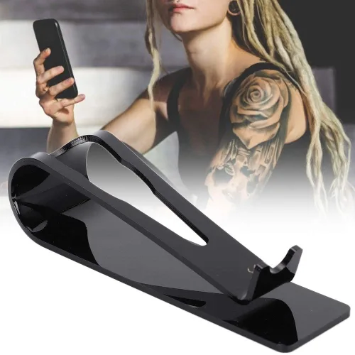 Miniatura 5 de Yctze - Soporte para bolígrafo de tatuaje, soporte de acrílico para bolígrafo de tatuaje con ranuras en forma de U, soporte para bolígrafo