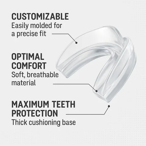 ProDental Protector bucal deportivo, paquete de 2 unidades, fabricado en Estados Unidos, protector bucal personalizado para adultos y adolescentes a