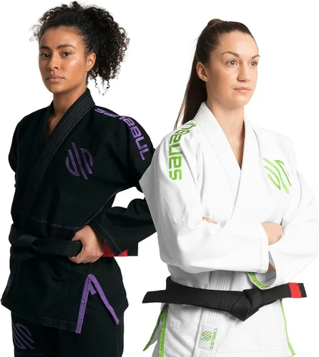 Miniatura 5 de Sanabul Essential BJJ Gi para mujer Jiu Jitsu brasileño para mujer Kimono ligero, tela preencogida