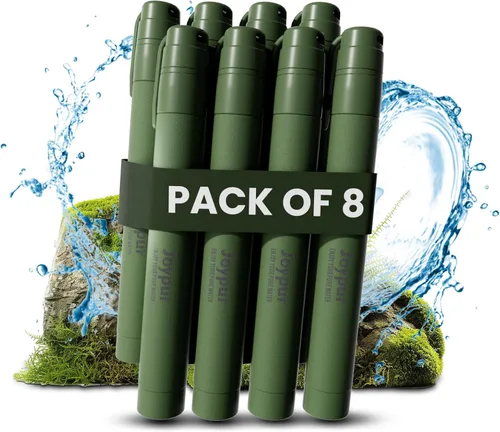 Miniatura 20 de Pajita de Filtro de Agua Portátil para Supervivencia, Equipo Esencial para Acampar y Senderismo, Pajita de Purificación de Agua para Viajes