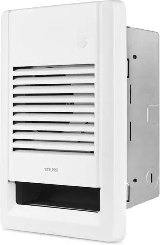Stelpro Sonoma - Calentador de ventilador de pared – 1500 W / 240 V (1125 W / 208 V) – 12 3/8 pulgadas de alto x 9 1/16 pulgadas de ancho – Diseño