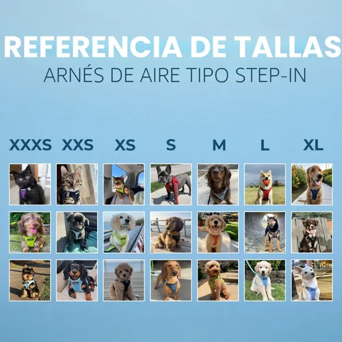 Miniatura 6 de Best Pet Supplies Voyager Step-in Air Arnés – Malla para todo clima, reflectante, arnés antitirones para perros y gatos, seguro con cierre de gancho