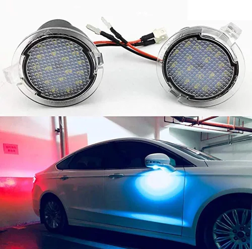 Reemplazo de la lámpara de luz LED completa debajo del espejo para Fo rd F 150 Expedition Explorer Edge Flex Fusion Taurus X Lincoln Mercury, luz