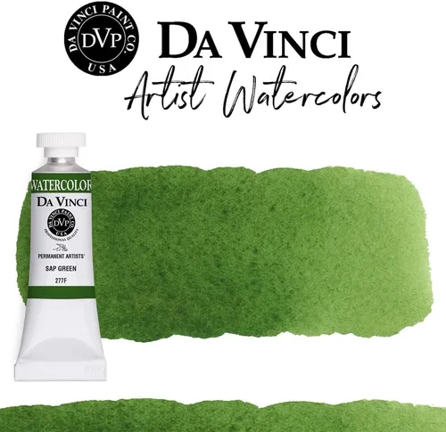 Miniatura 36 de DA VINCI PAINTS Pintura Acuarela Profesional para Artistas, Alizarin Crimson (Quinacridone), 37ml Índigo