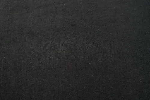 Tela negra de lino 100% de peso medio torcido, versátil para manualidades y decoración del hogar, material sostenible y ecológico, ideal para