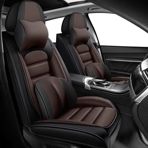 Miniatura 32 de Cubiertas de asiento ILMO para camiones 2009-2026 F150, 2011-2026 F250 F350 XL XLT Super Duty Crew Cab Lariat King Ranch Platinum, protectores
