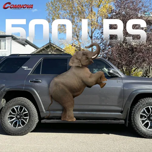 Miniatura 5 de COMNOVA Estribos de Aluminio Compatibles con 2007-2018 Silverado/GMC Sierra 1500 2500HD 3500HD Crew Cab, 2019 Silverado/Sierra 2500HD 3500HD Crew