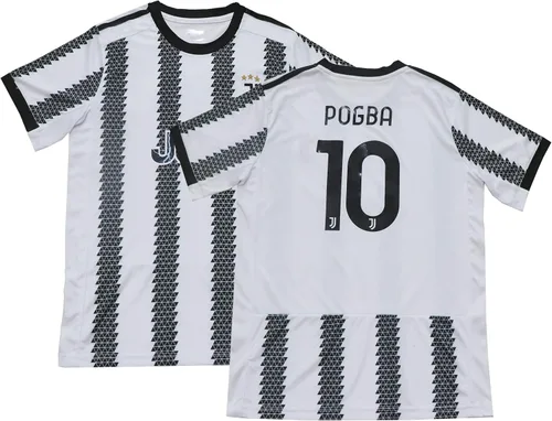 Miniatura 3 de CEKFAX Juve Home #10 Paul Pogba - Juego de calcetines de fútbol americano para niños, tallas juveniles 20222023