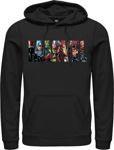 Miniatura 3 de MARVEL Sudadera con capucha para hombre con logotipo del equipo Avengers