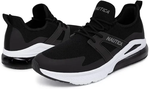 Miniatura 6 de Nautica Tenis deportivos para hombre Air Cushion con cordones Calzado deportivo ligero y cómodo para uso diario y entrenamiento de fitness