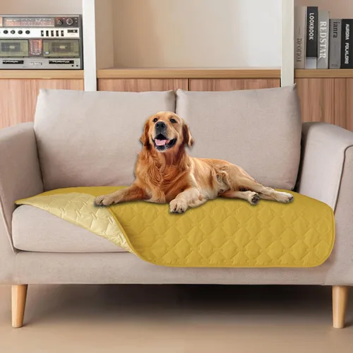 Miniatura 68 de gogobunny Manta 100% Impermeable de Doble Cara para Perros, Cubierta Suave para Cama de Mascotas, Reversible, Protege Muebles, Sillón, Sofá, Coche
