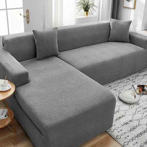 Miniatura 21 de Fundas elásticas para sofá modular, funda de sofá jacquard en forma de L, gruesa y antideslizante, protector de muebles, funda de sofá adecuada