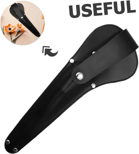 Miniatura 7 de COHEALI Herramientas de cuero Protector de cuero PU Bolsa de costura Cizalla Artesanía Caso Tijera Cubiertas Tijera Cubiertas Almacenamiento