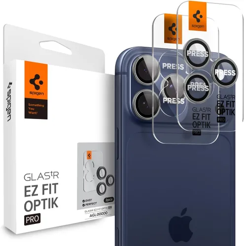 Miniatura 10 de Spigen Protector de pantalla para lente de cámara [GlasTR EZ Fit Optik Pro] Diseñado para iPhone 17 Pro Max iPhone 17 Pro [Compatible con fundas]