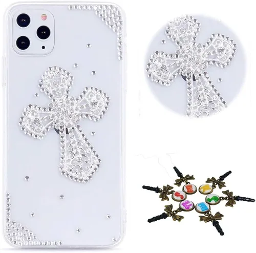 Miniatura 51 de Sparkle - Funda para teléfono compatible con Samsung Galaxy Z Flip 2 5G - Elegante - Funda 3D hecha a mano con diseño de diamantes de imitación