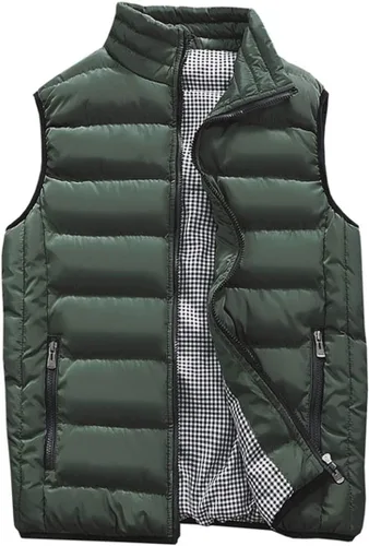 Miniatura 6 de Abrigos acolchados con cuello alto y estilo casual para exteriores para hombre