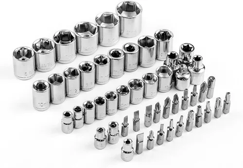 Miniatura 3 de DEKO PRO Juego de herramientas de 128 piezas, kit de herramientas manuales para el hogar, juego de herramientas de reparación automática, con caja