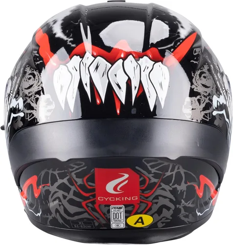 Miniatura 3 de Modular Motorcycle Helmet, Flip Up Full Face Helmet with Dual Visor & Smoked Sunshield, DOT Approved Street Bike Helmet for Men & Women, Quick