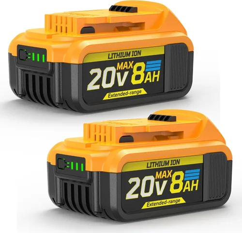 Batería de repuesto compatible con Dewalt 20V Max con baterías de alta capacidad, herramientas eléctricas inalámbricas, baterías de 20 voltios,