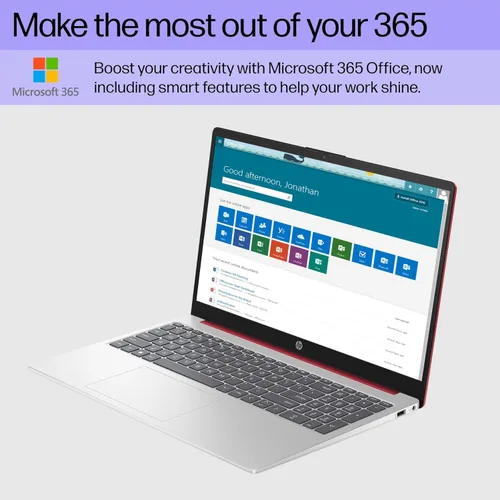 Miniatura 4 de HP Portátil esencial de 15.6", procesador Intel N200 de 4 núcleos, 16 GB de RAM, 256 GB de almacenamiento (128 GB SSD+128 GB WOWPC USB), WiFi 6