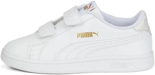 Miniatura 3 de PUMA - Zapatos preescolares Smash V2 Metallics V, Blanco