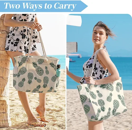 Miniatura 2 de Straw Beach Bags for Women, Tote Handbag Shoulder Bag for Women, Beach Straw Purse Buckets Summer Fashion Hobo Bags
